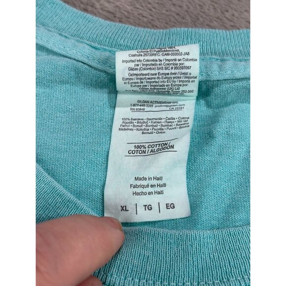 Parrot Key Beach T-Shirt Fort Myers Beach, Florida Turquoise XL - Picture 4 of 8